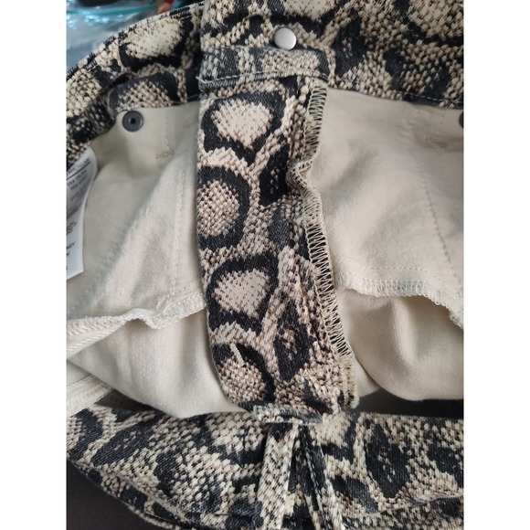 Good American Good Legs Snake Animal Print High Rise Skinny Jeans Size 6/28 - Picture 11 of 11